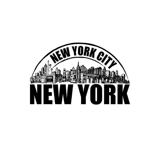 New York City Unisex Short Sleeve V-Neck T-Shirt