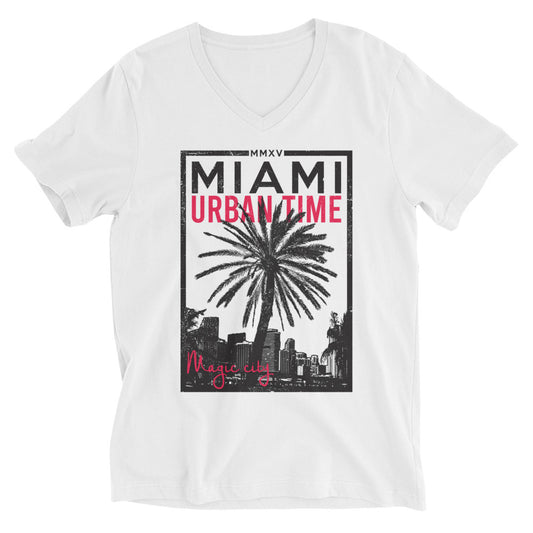 Miami Magic City Unisex Short Sleeve V-Neck
