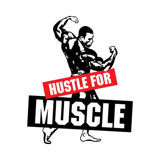 Hustle for Muscle Unisex Short Sleeve V-Neck T-Shirt