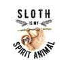 Sloth is My Spirit Animal Racerback Tank