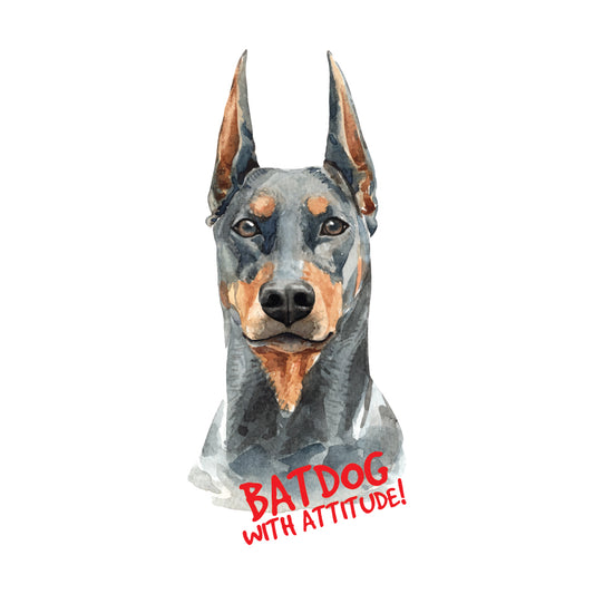 Batdog with Attitude Unisex t-shirt