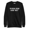 Social Vegan Unisex Premium Sweatshirt