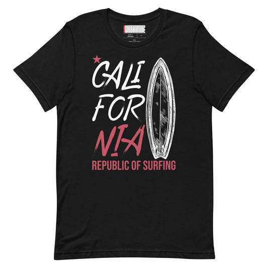 California Republic of Surfing Unisex t-shirt