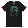 Wolf and Abstract Moon Unisex t-shirt